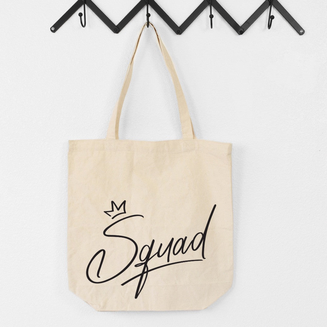 Squad Tote Bag With Crown Detail